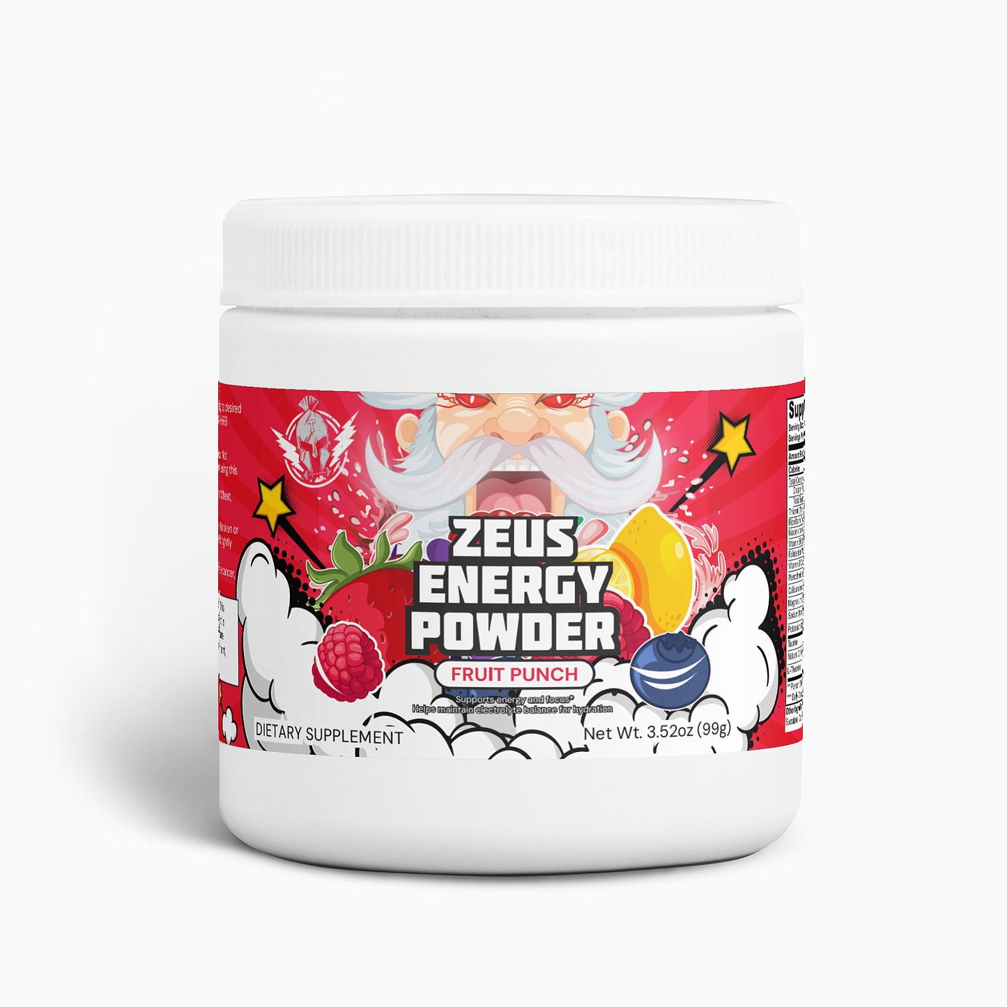 Zeus' Energy Powder (Fruit Punch)