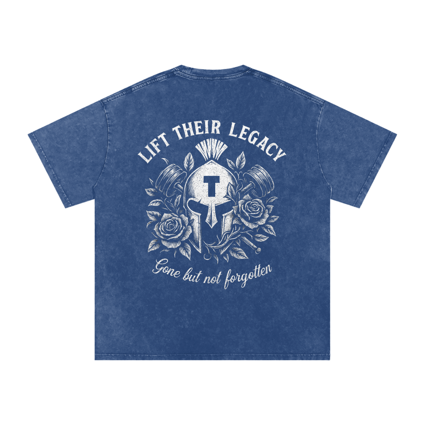 Acid Wash "Lift Their Legacy" Oversize T-Shirt - 250 GSM