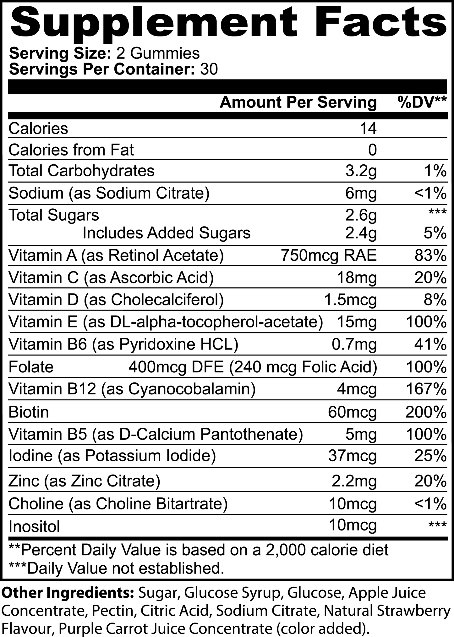 Athena's Multivitamin Bear Gummies (Adult)
