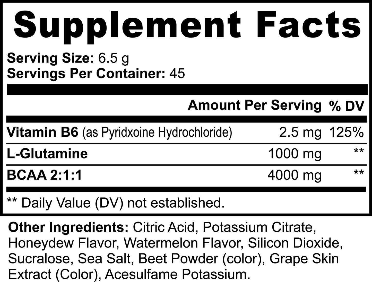Poseidon's BCAA (Honeydew Watermelon)