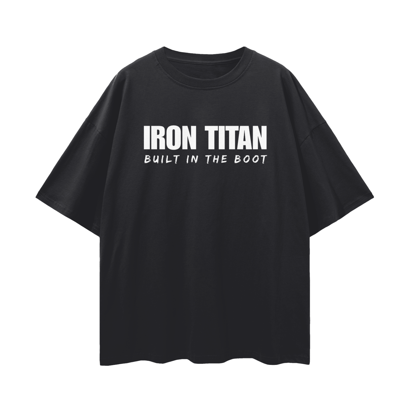 Oversize "Death Roll" Deep Drop Shoulder Tee - 190 GSM