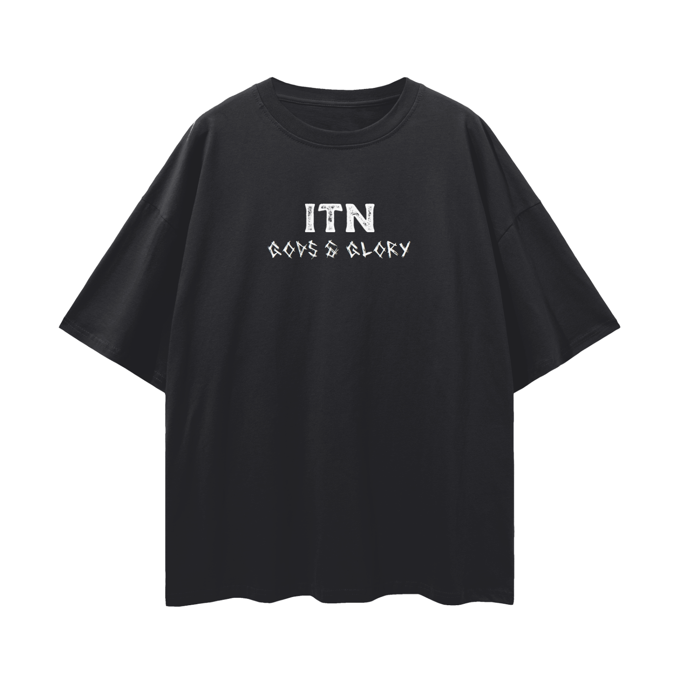 Oversize GODS & GLORY (HADES) Deep Drop Shoulder Tee - 190 GSM