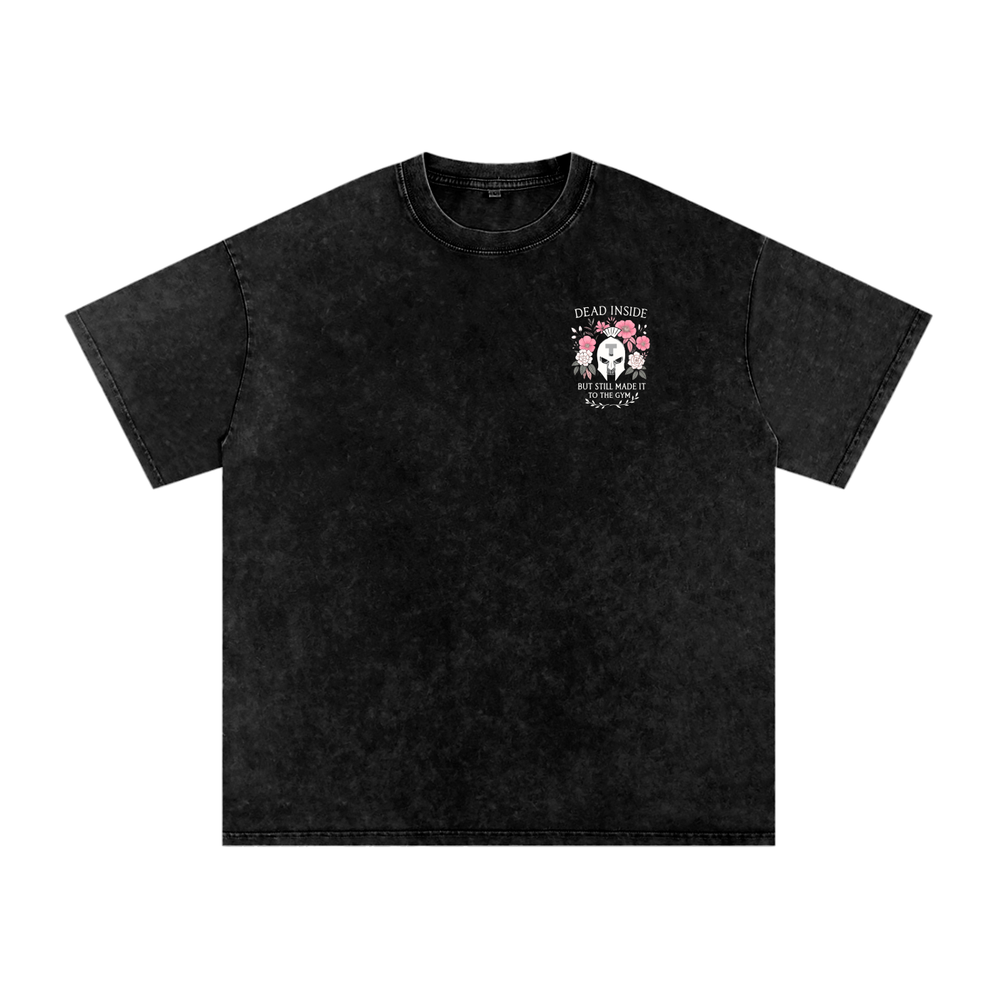 Acid Wash "Dead Inside" Oversize T-Shirt - 250 GSM