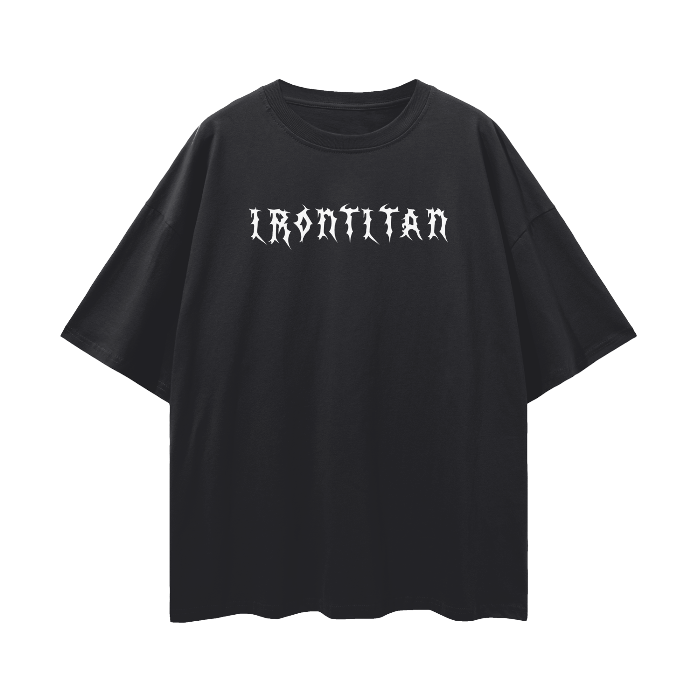 Oversize "Iron Therapy" Deep Drop Shoulder Tee - 190 GSM