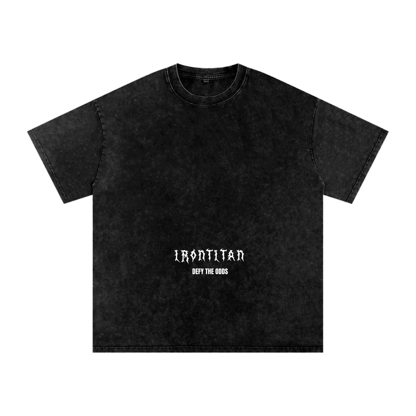 DEFY THE ODDS Acid Wash Oversize T-Shirt - 250 GSM