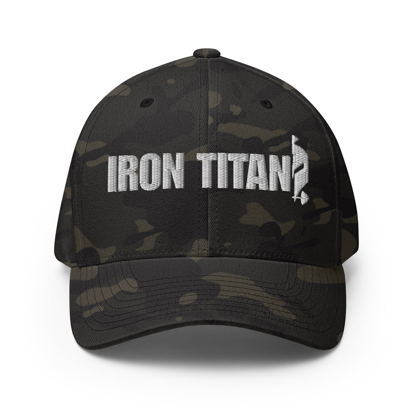 Iron Titan Hat Closed-Back Structured Cap | Flexfit 6277