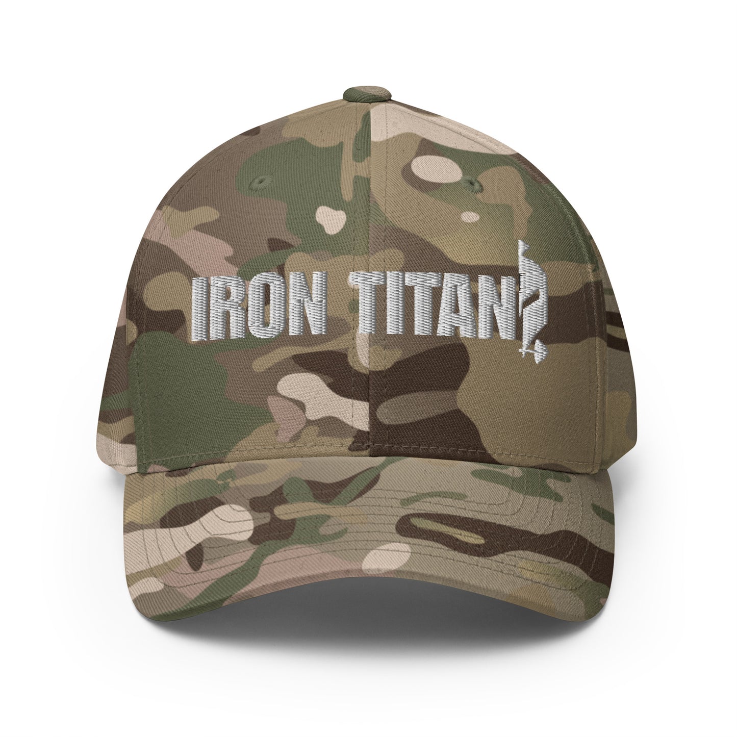 Iron Titan Hat Closed-Back Structured Cap | Flexfit 6277