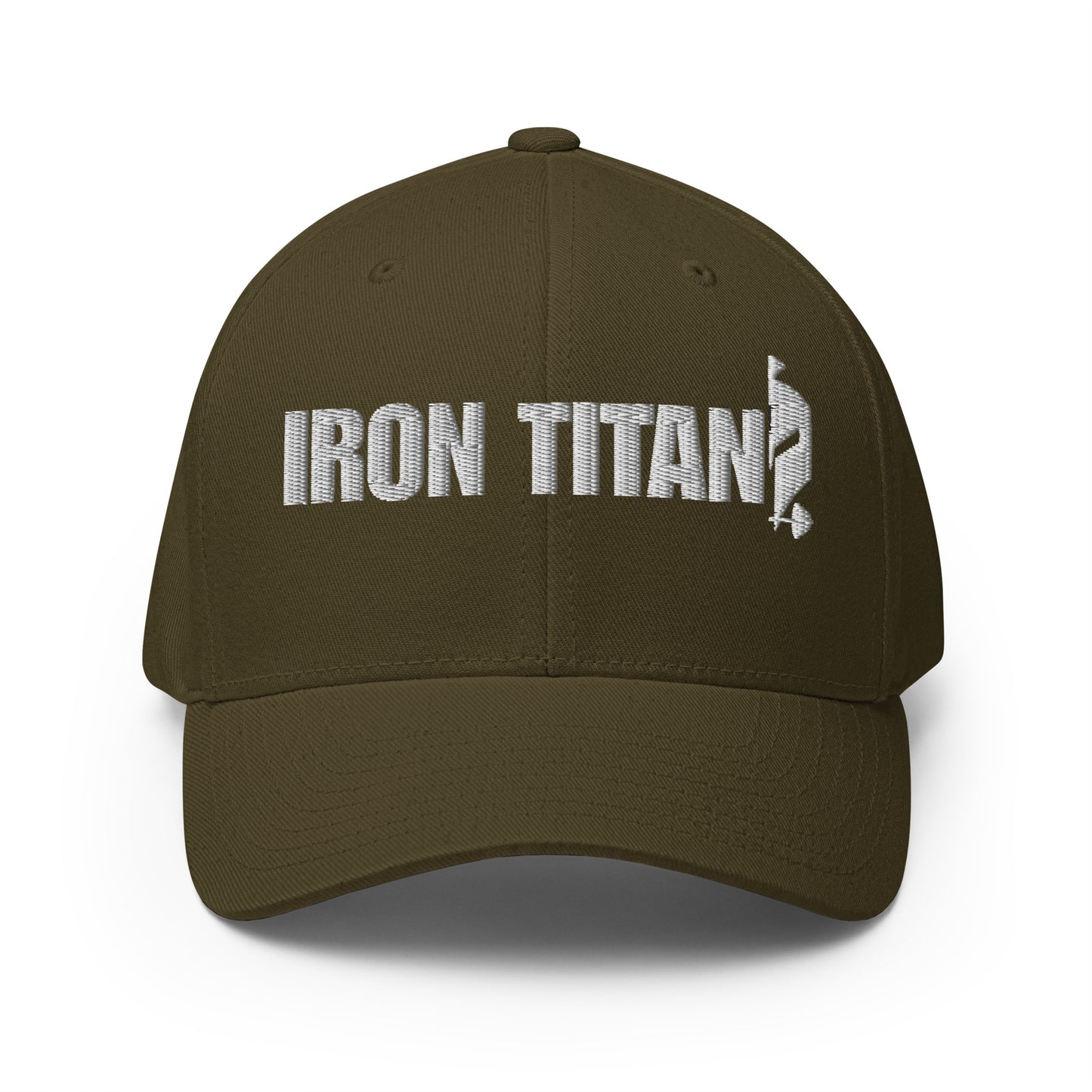 Iron Titan Hat Closed-Back Structured Cap | Flexfit 6277