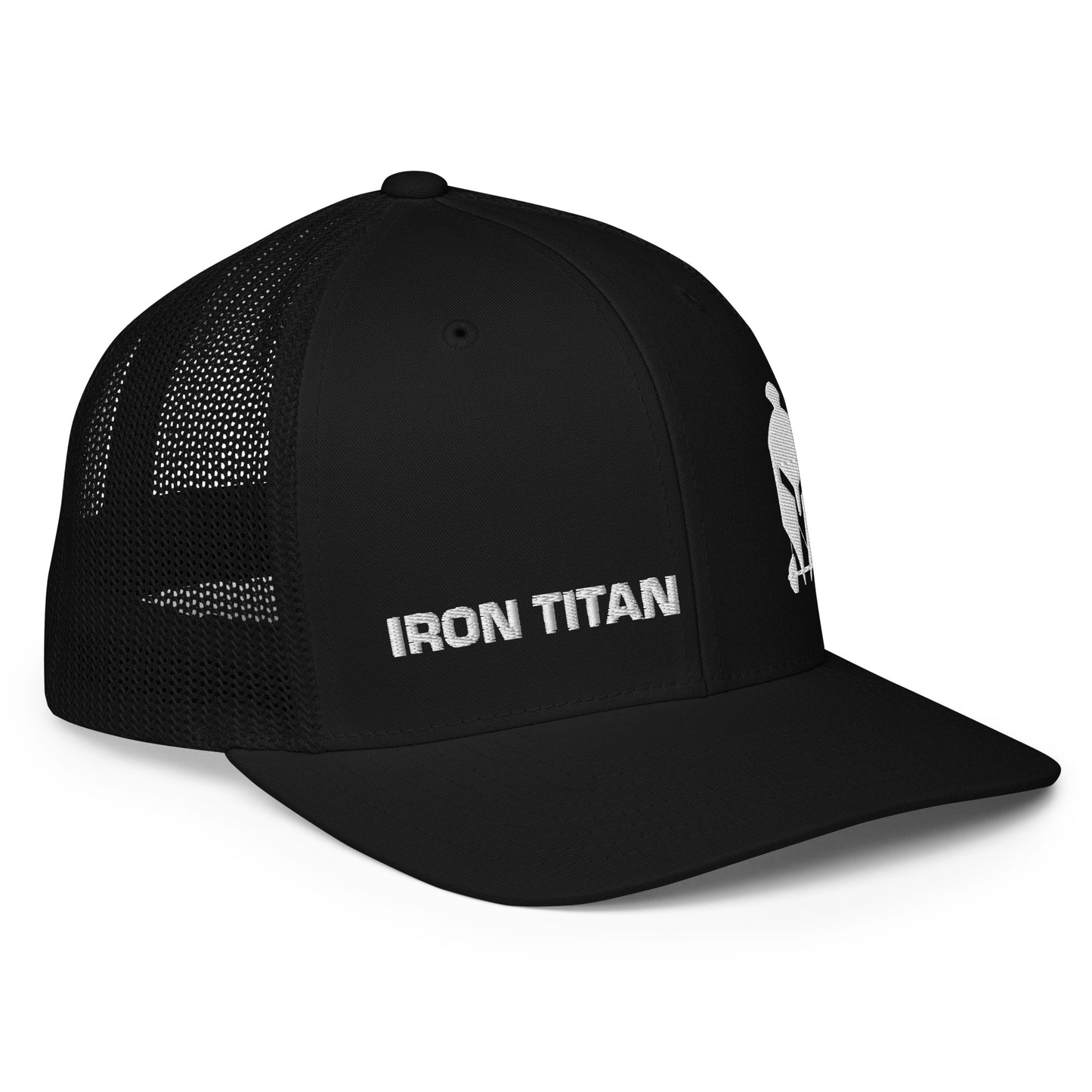 Black Closed-back Trucker Cap