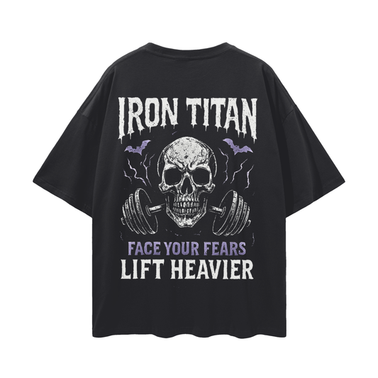 Face Your Fears Loose Drop Shoulder T-Shirt