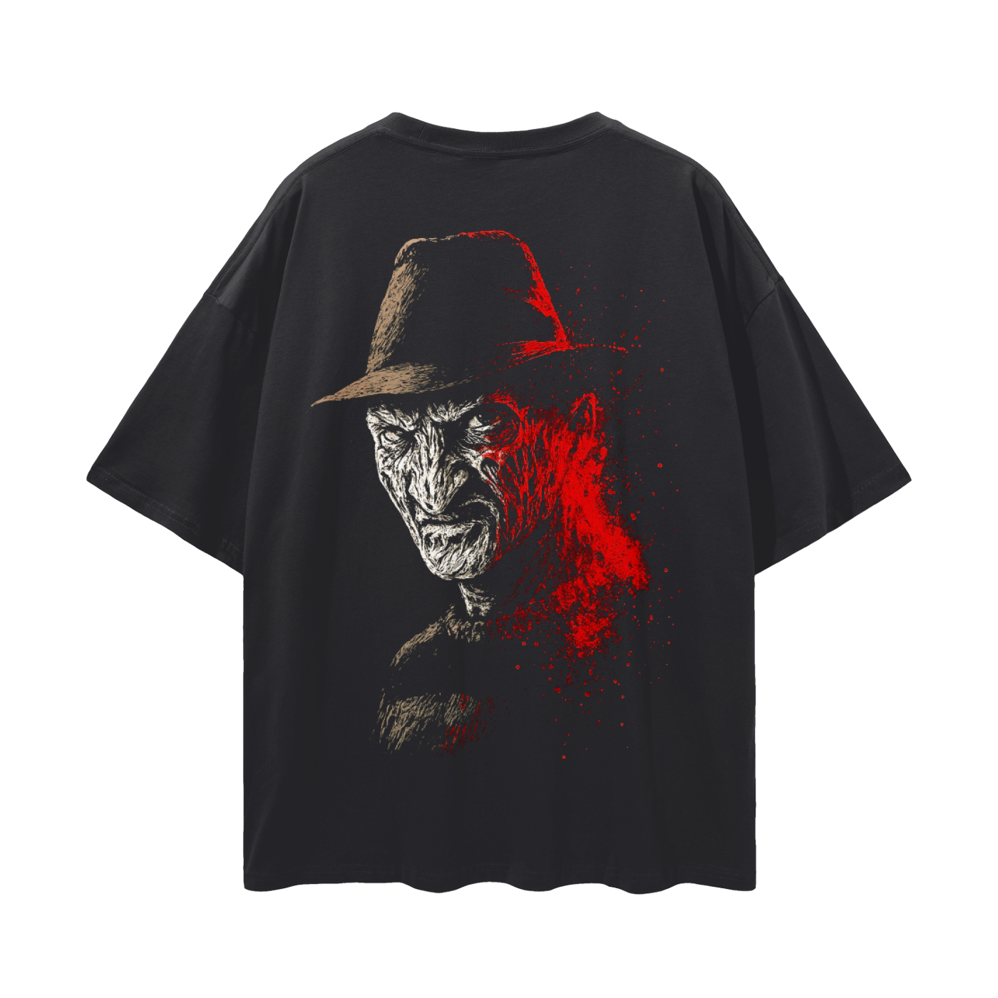 Nightmare on Lift Street Loose Drop Shoulder T-Shirt