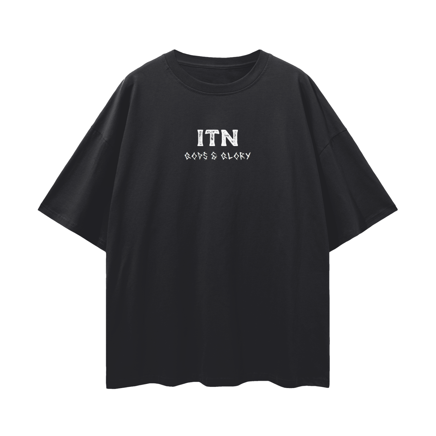 Oversize LET THE BLOOD SPEAK Deep Drop Shoulder Tee - 190 GSM
