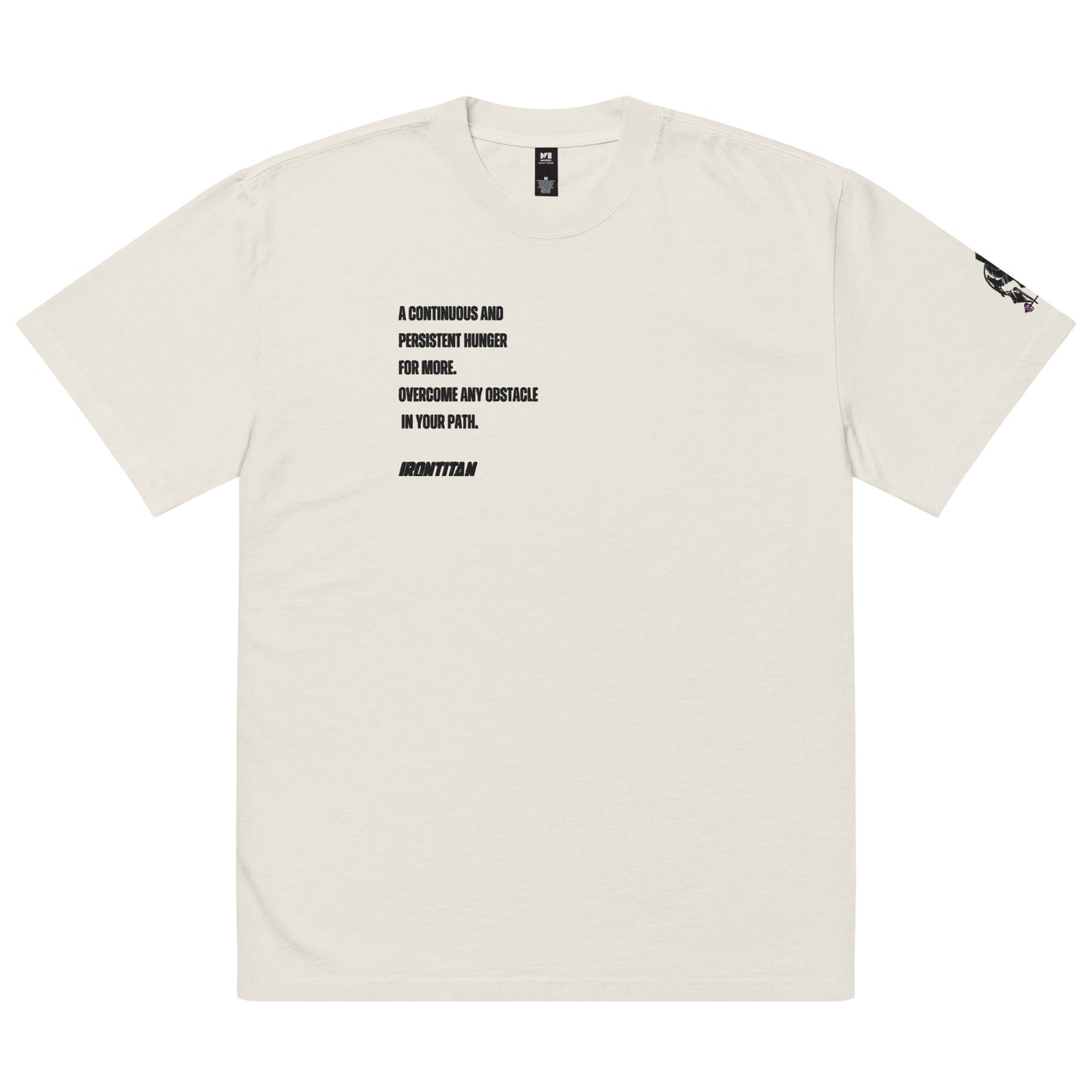 Oversized "Titan's Reign" Faded T-shirt