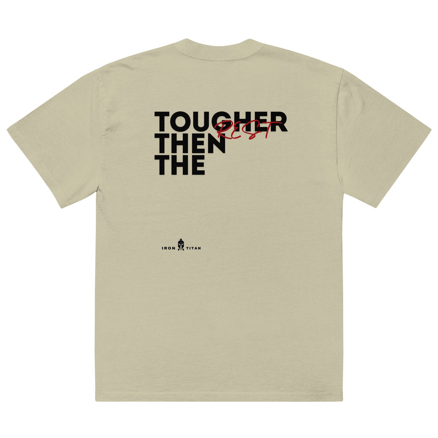 Oversized "Tougher Than The Rest" Faded T-shirt