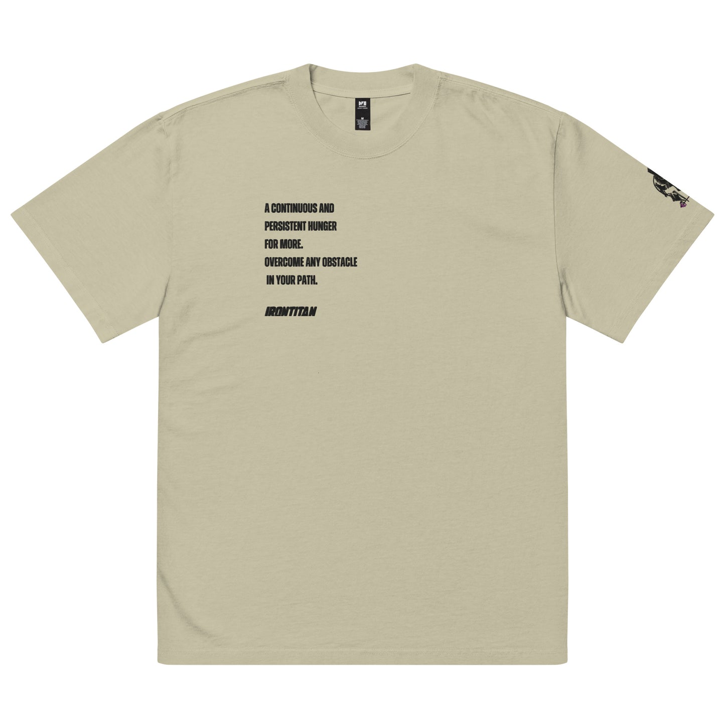 Oversized "Titan's Reign" Faded T-shirt