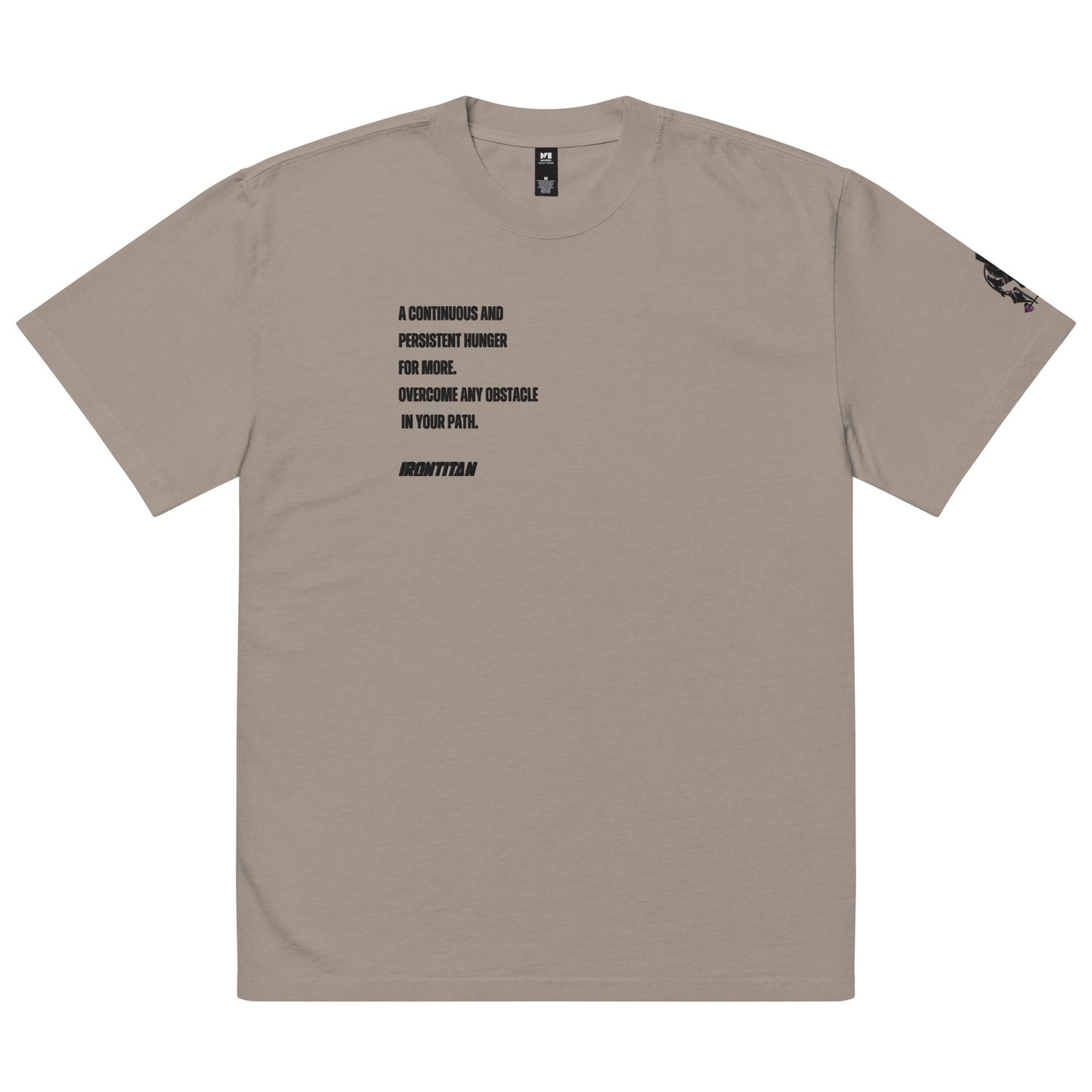 Oversized "Titan's Reign" Faded T-shirt
