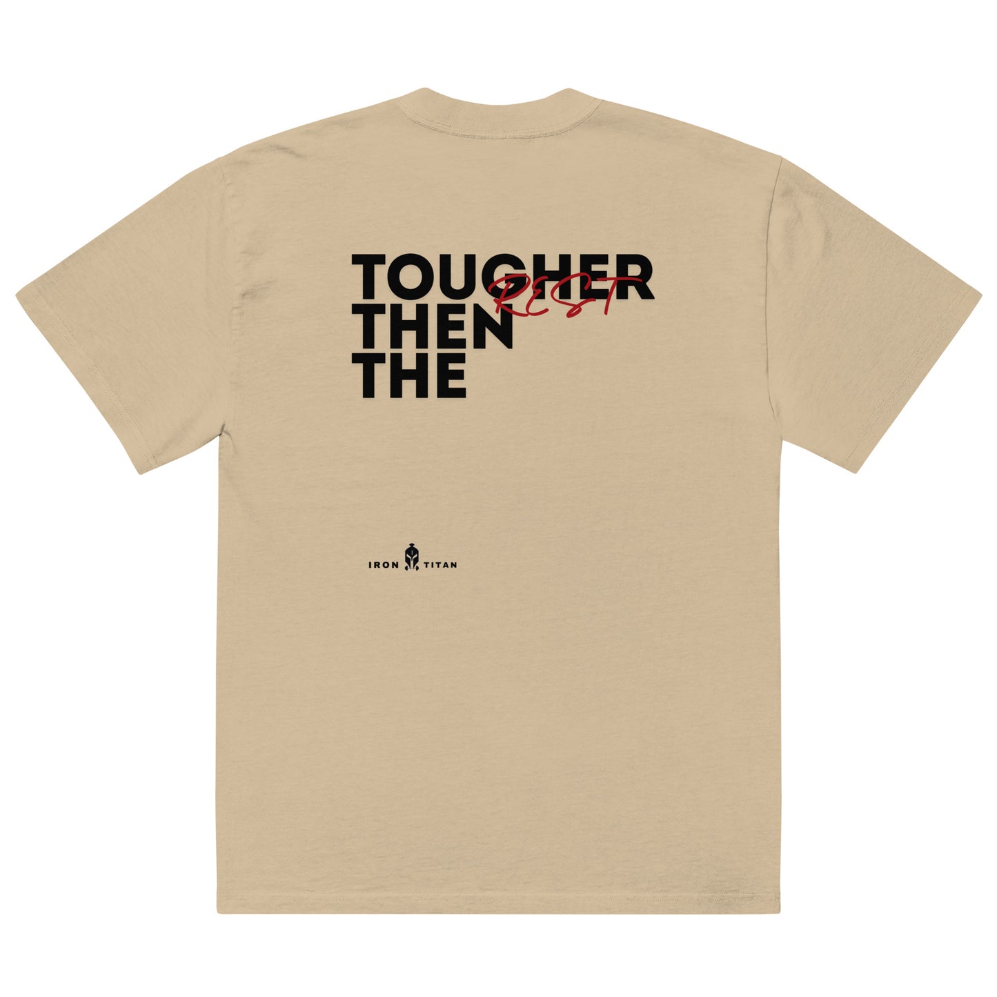 Oversized "Tougher Than The Rest" Faded T-shirt