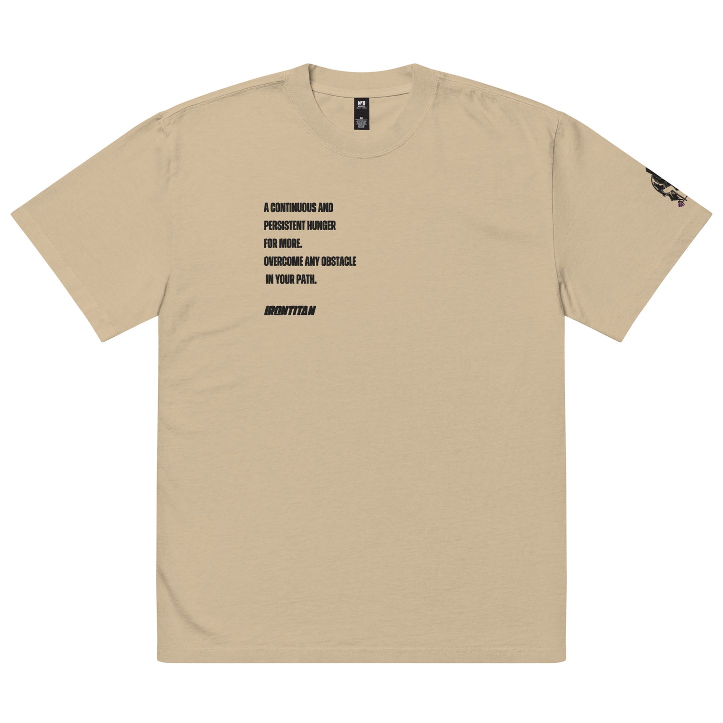 Oversized "Titan's Reign" Faded T-shirt