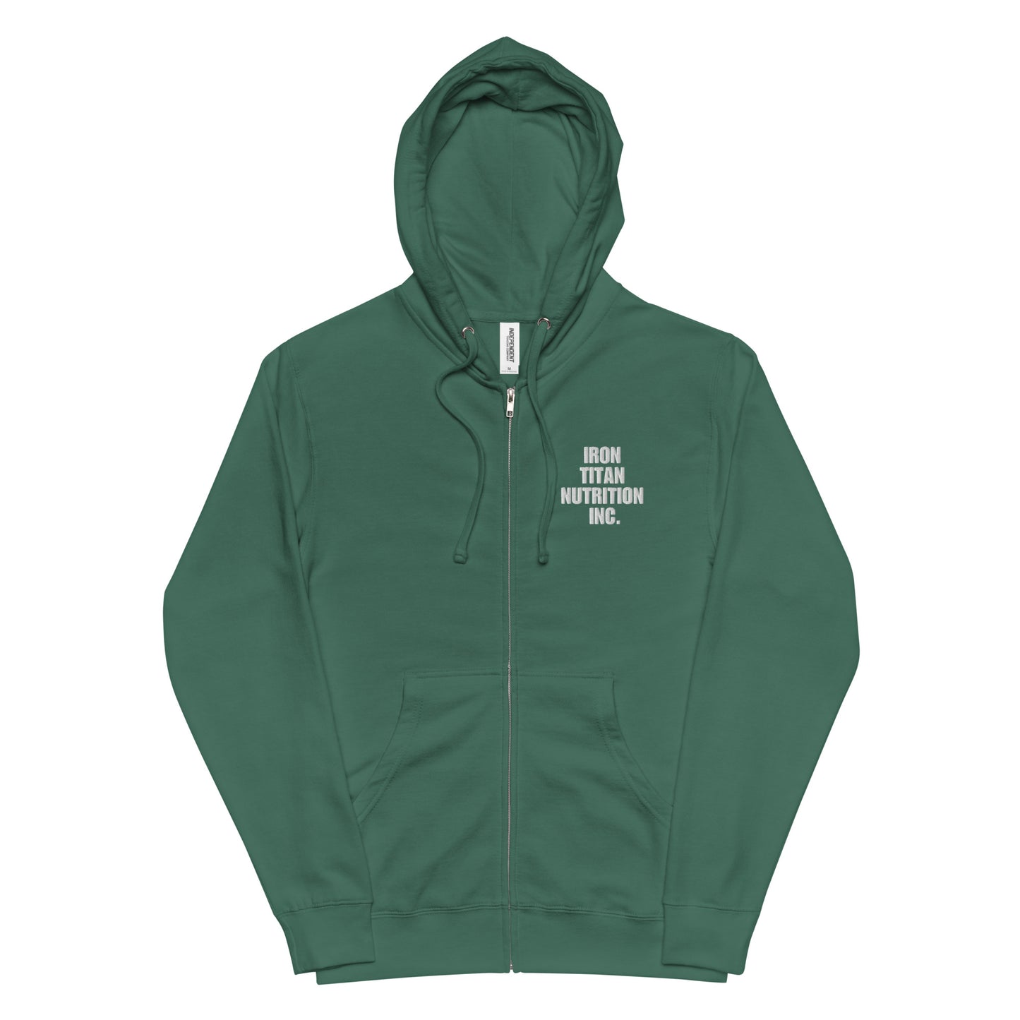 Unisex ITN Fleece Zip Up Hoodie