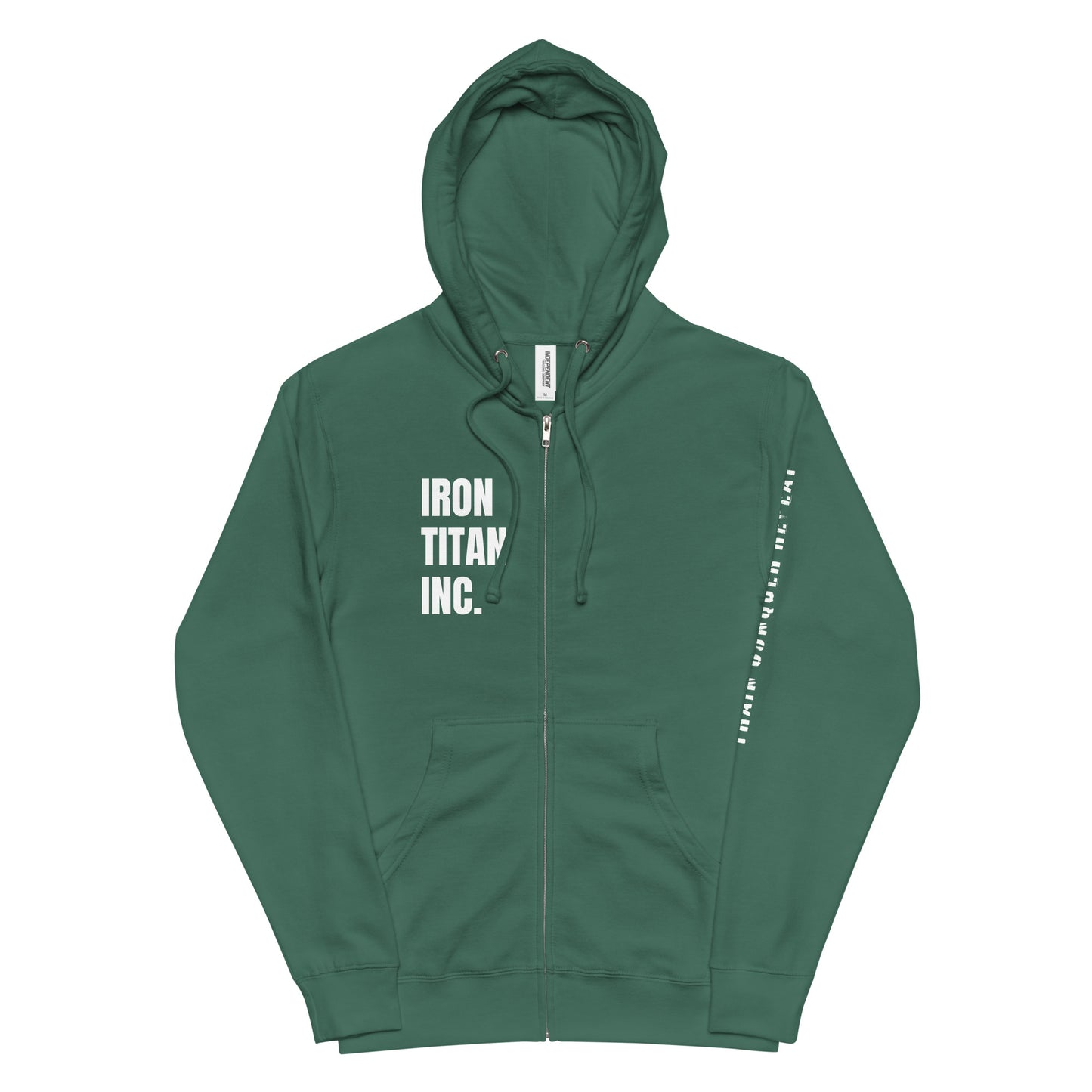 Unisex "IT Bodybuilding" Fleece Zip Up Hoodie