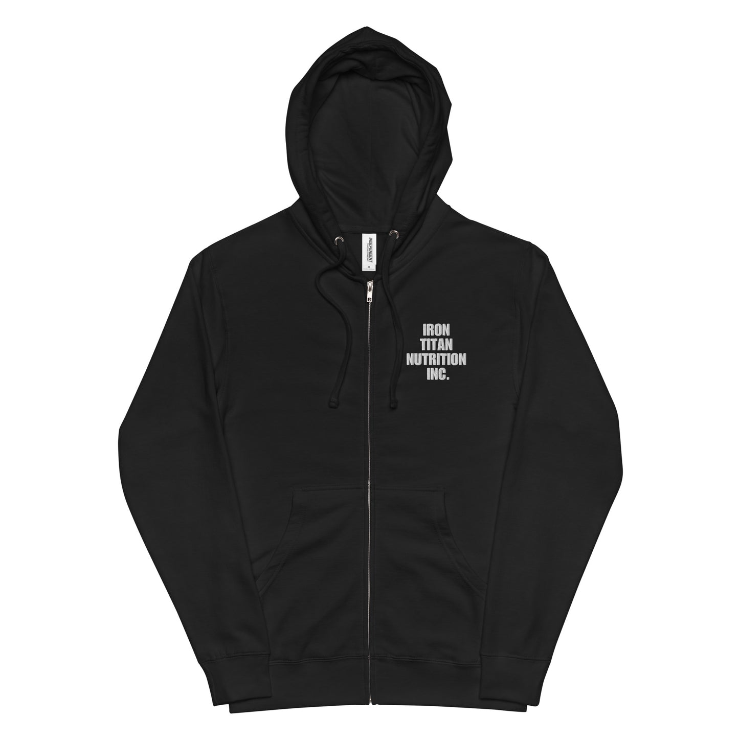 Unisex ITN Fleece Zip Up Hoodie