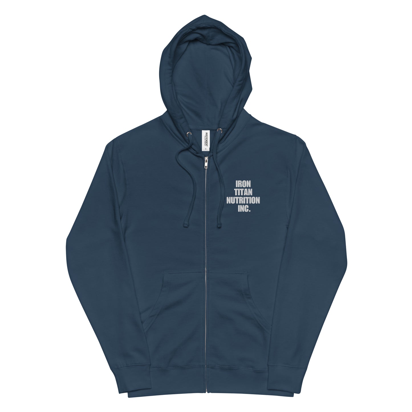 Unisex ITN Fleece Zip Up Hoodie