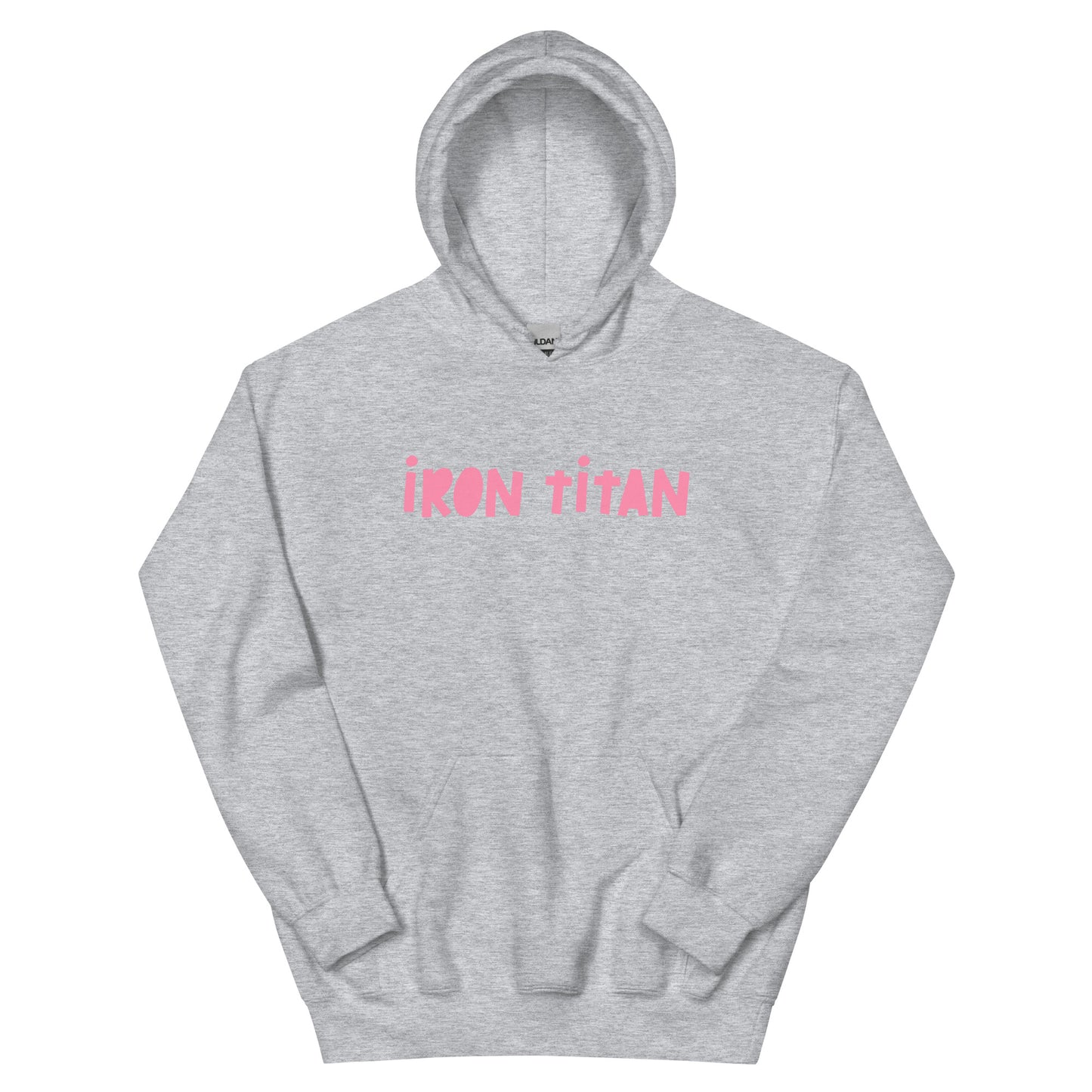 Women's Pink Letter Hoodie