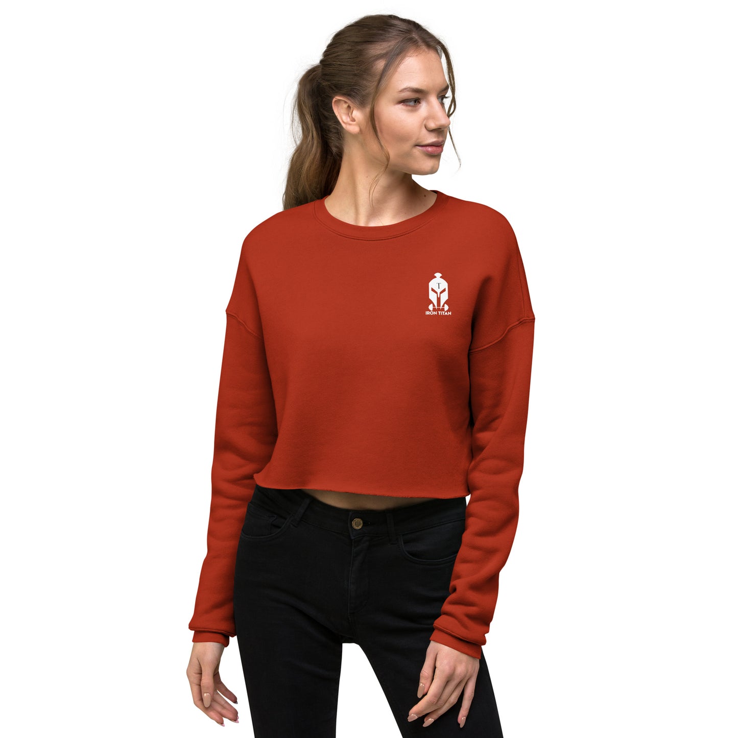 Iron Titan Crop Sweatshirt