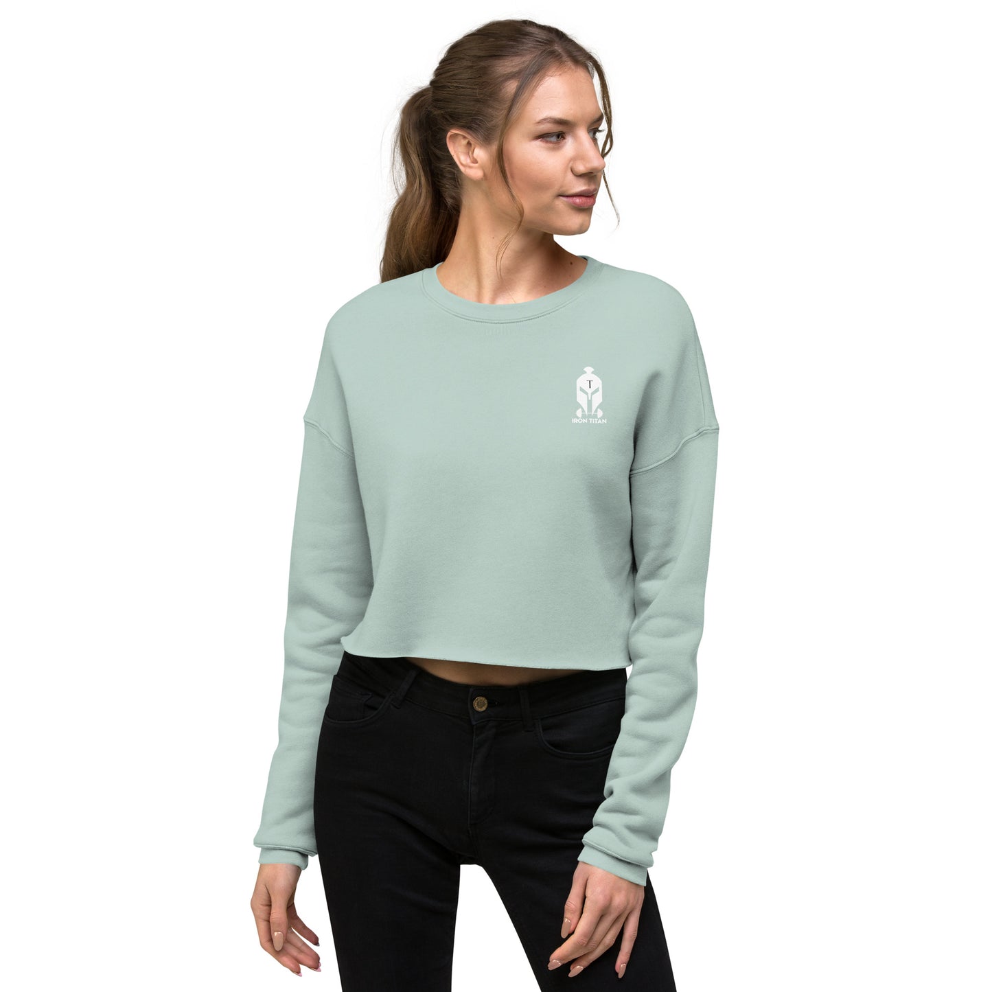 Iron Titan Crop Sweatshirt