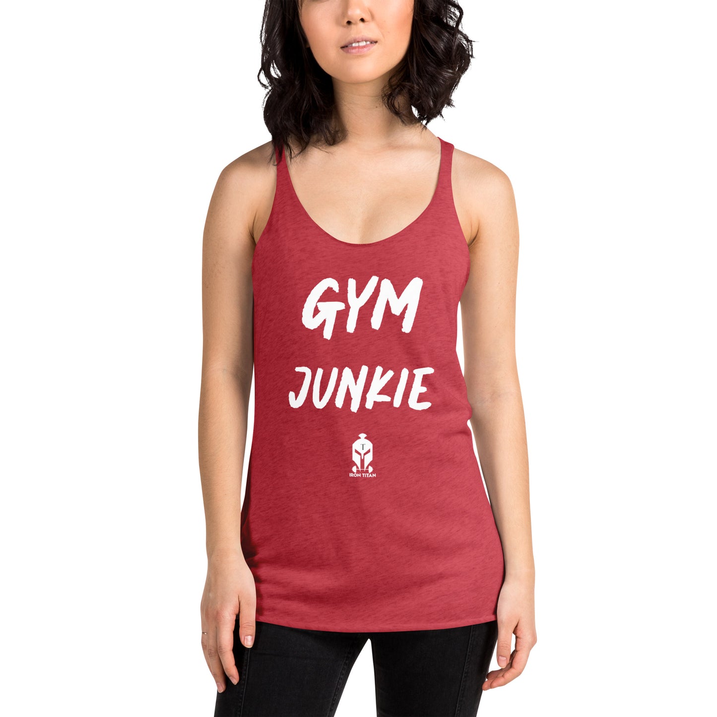 Women's GYM JUNKIE Racerback Tank