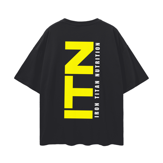 ITN Oversize Deep Drop Shoulder Tee - 190 GSM