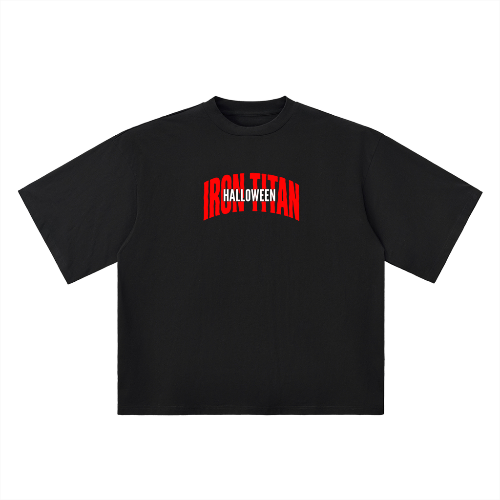 Oversized Halloween Drop Shoulder T-Shirt