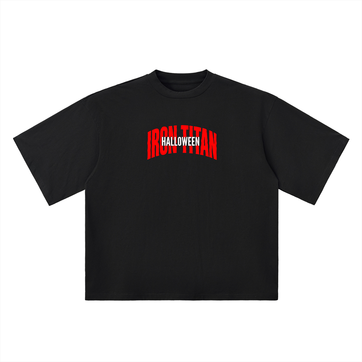 Oversized Halloween Drop Shoulder T-Shirt