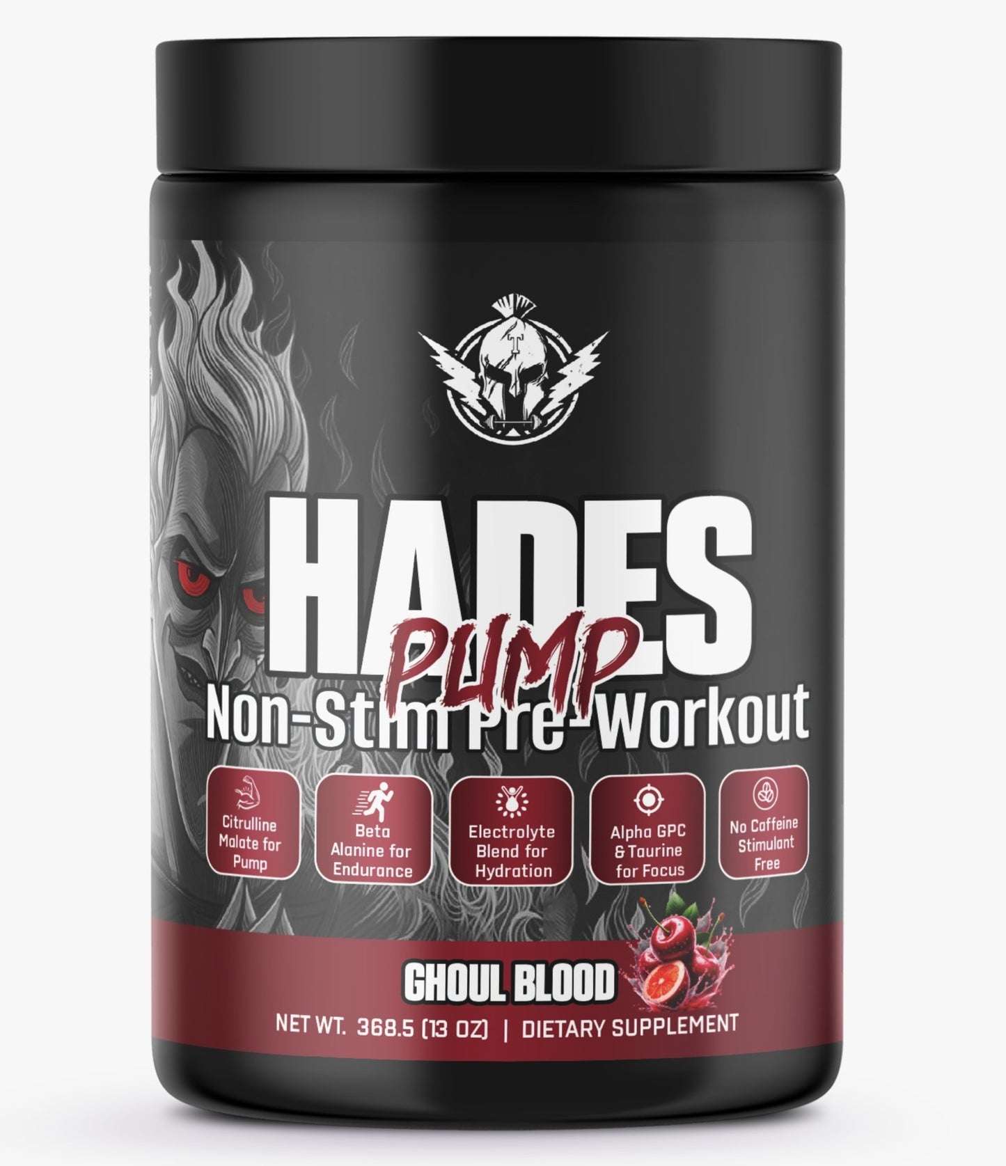 Hades' Non-Stim PUMP Pre-Workout (Ghoul Blood)