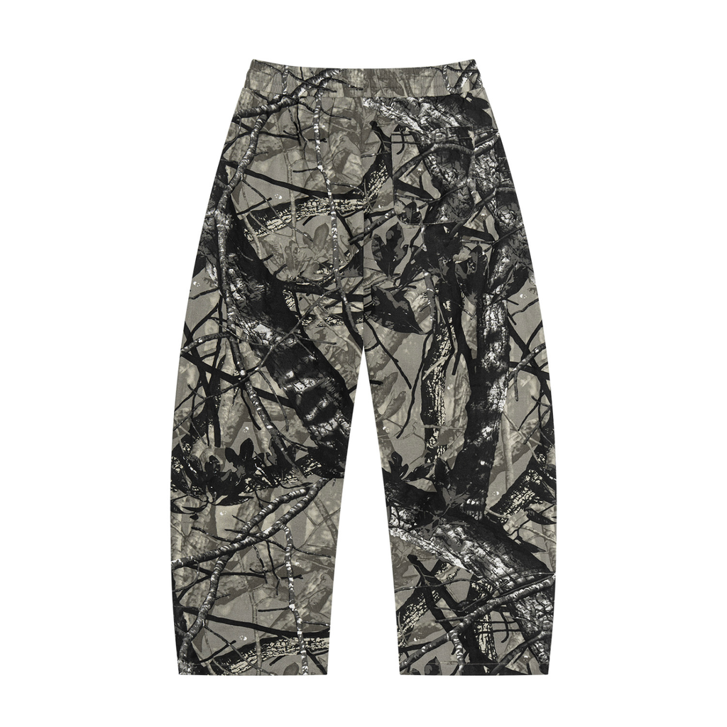 Unisex Iron Titan Tree Camo Barrel Leg Pants