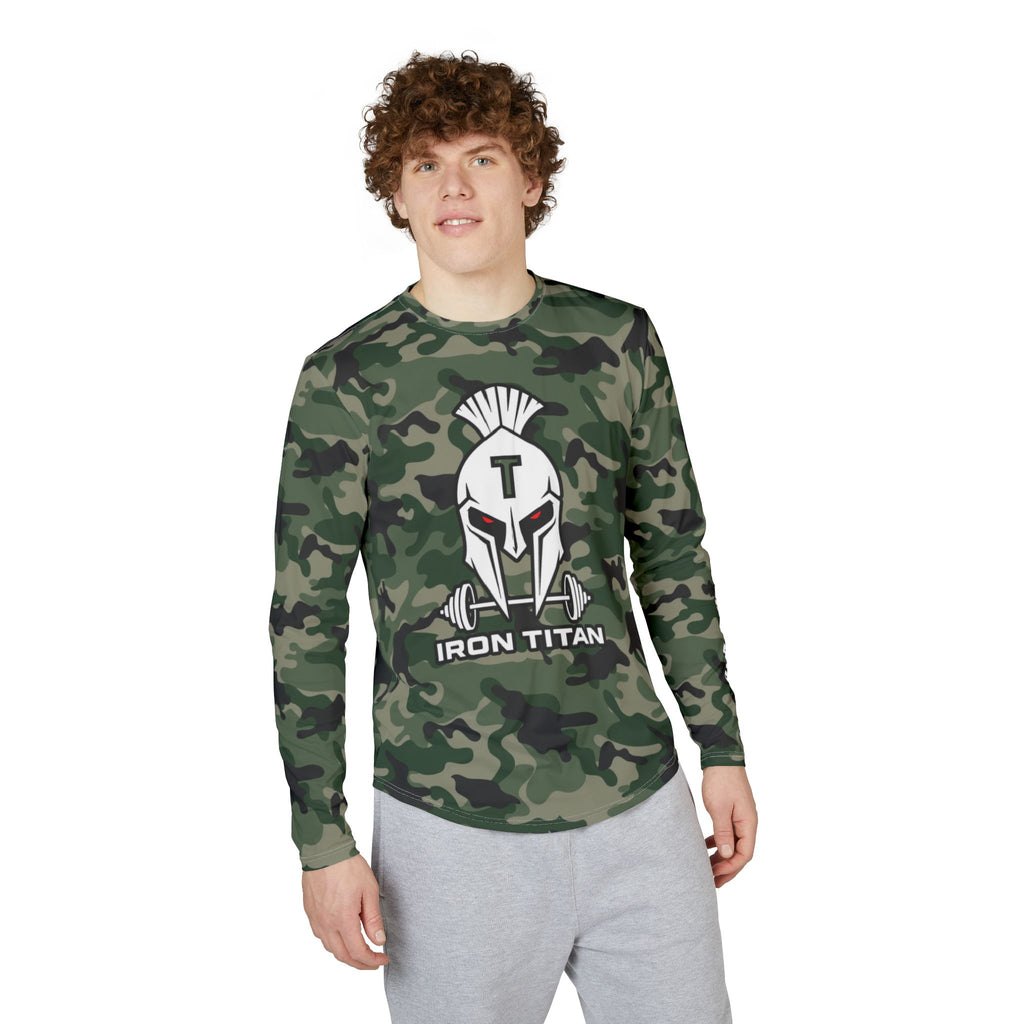 Men's Old School Camo Lightweight Performance Longsleeve Tee