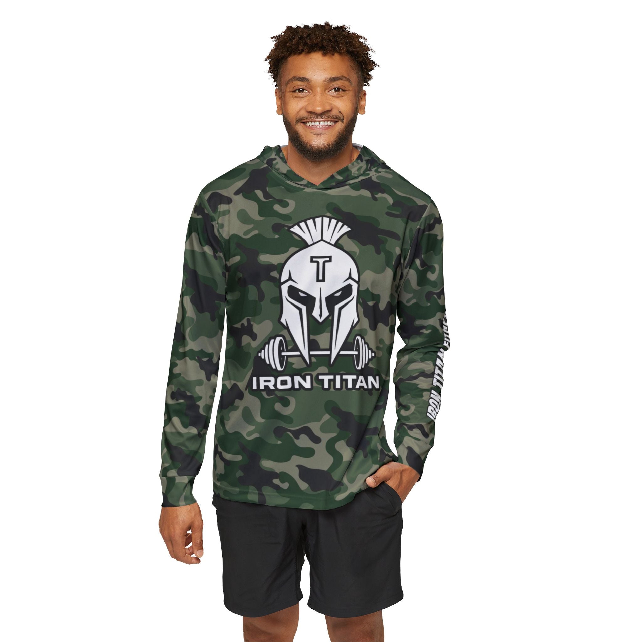 Men's Old School Camo Performance Hoodie