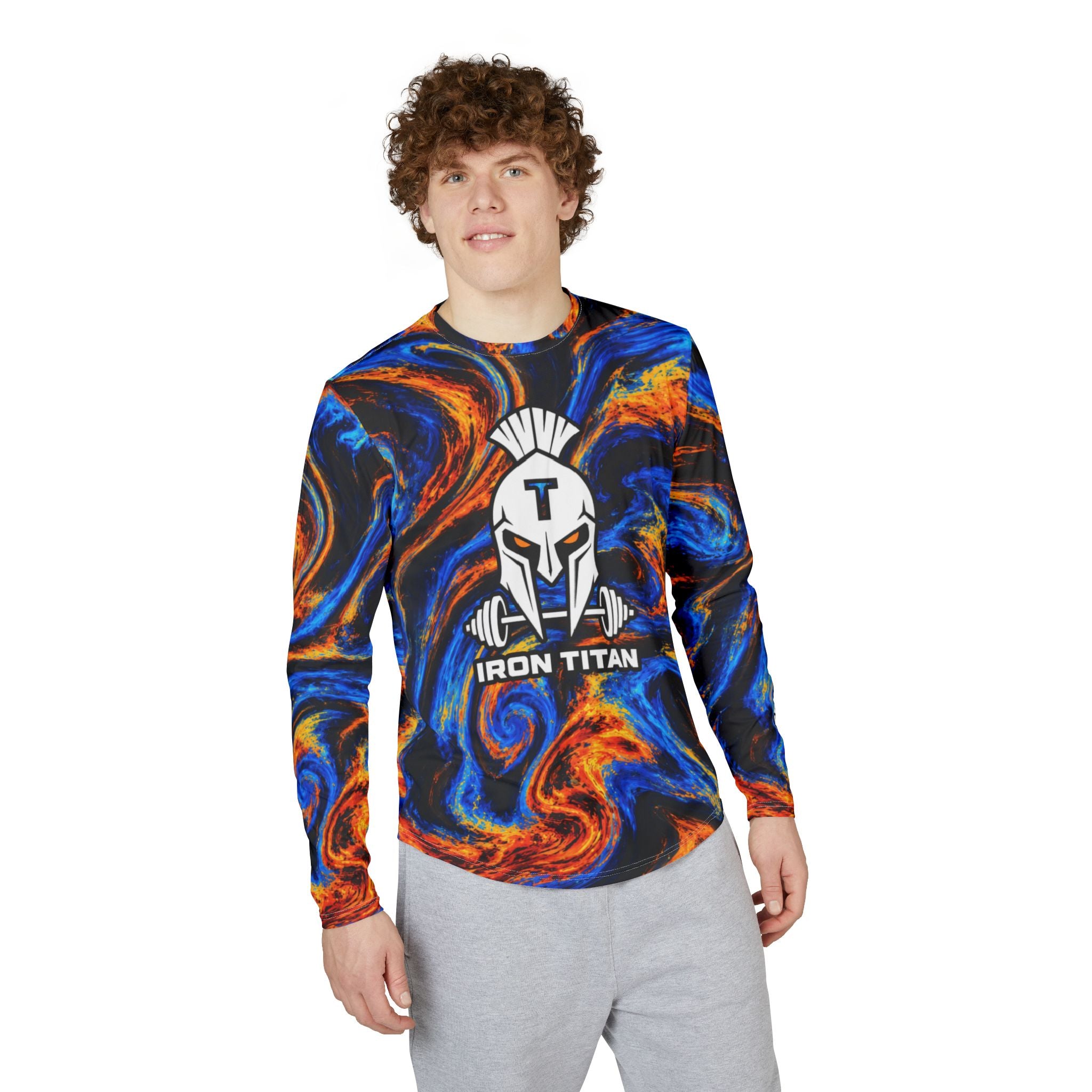 Men's Blue Heat Lightweight Performance Longsleeve Tee