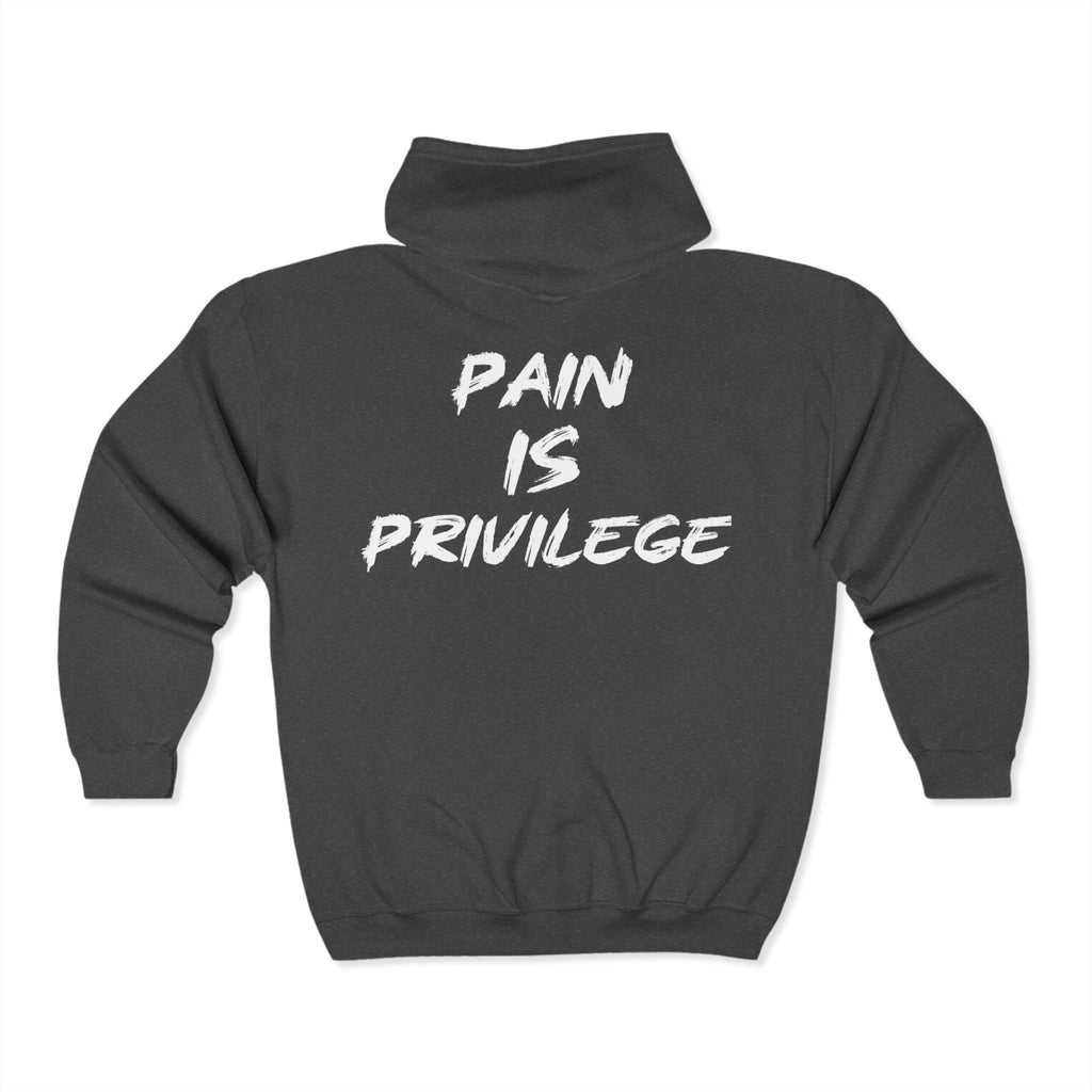 Pain Is Privilege Unisex Heavy Blend™ Full Zip Hoodie