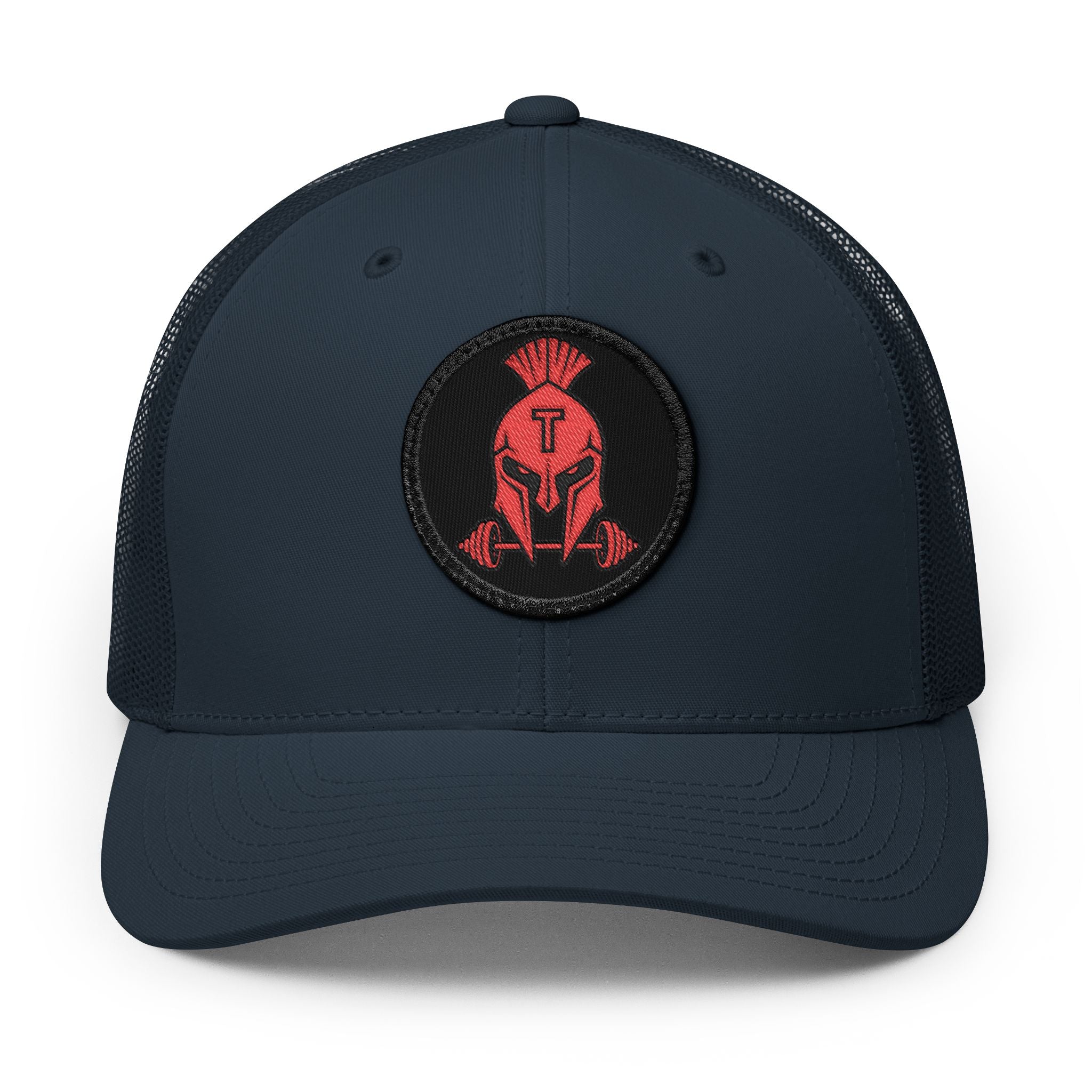 Iron Titan Patch Trucker Hat (Crimson Titan)