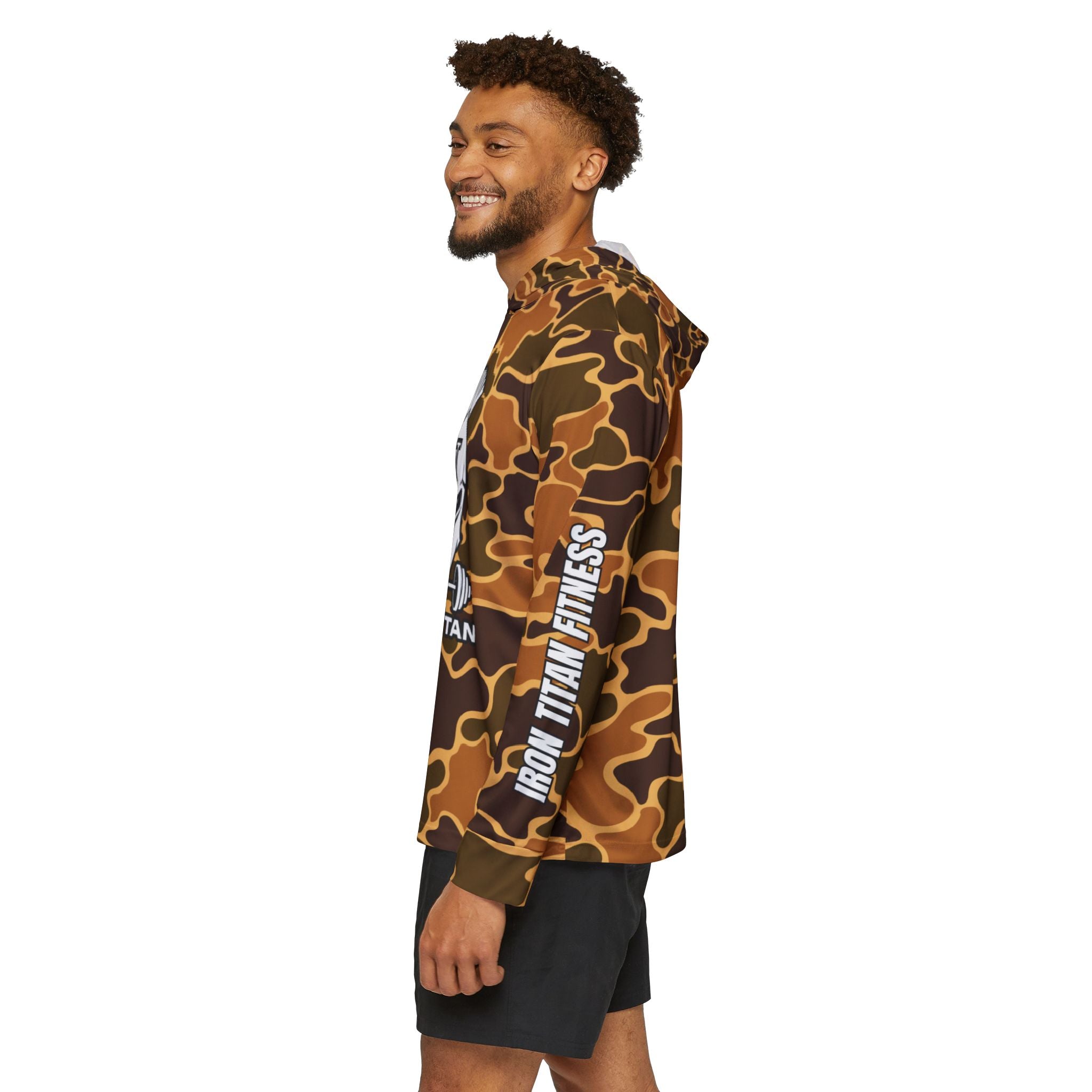 Men's Bearded Dragon Camo Performance Hoodie