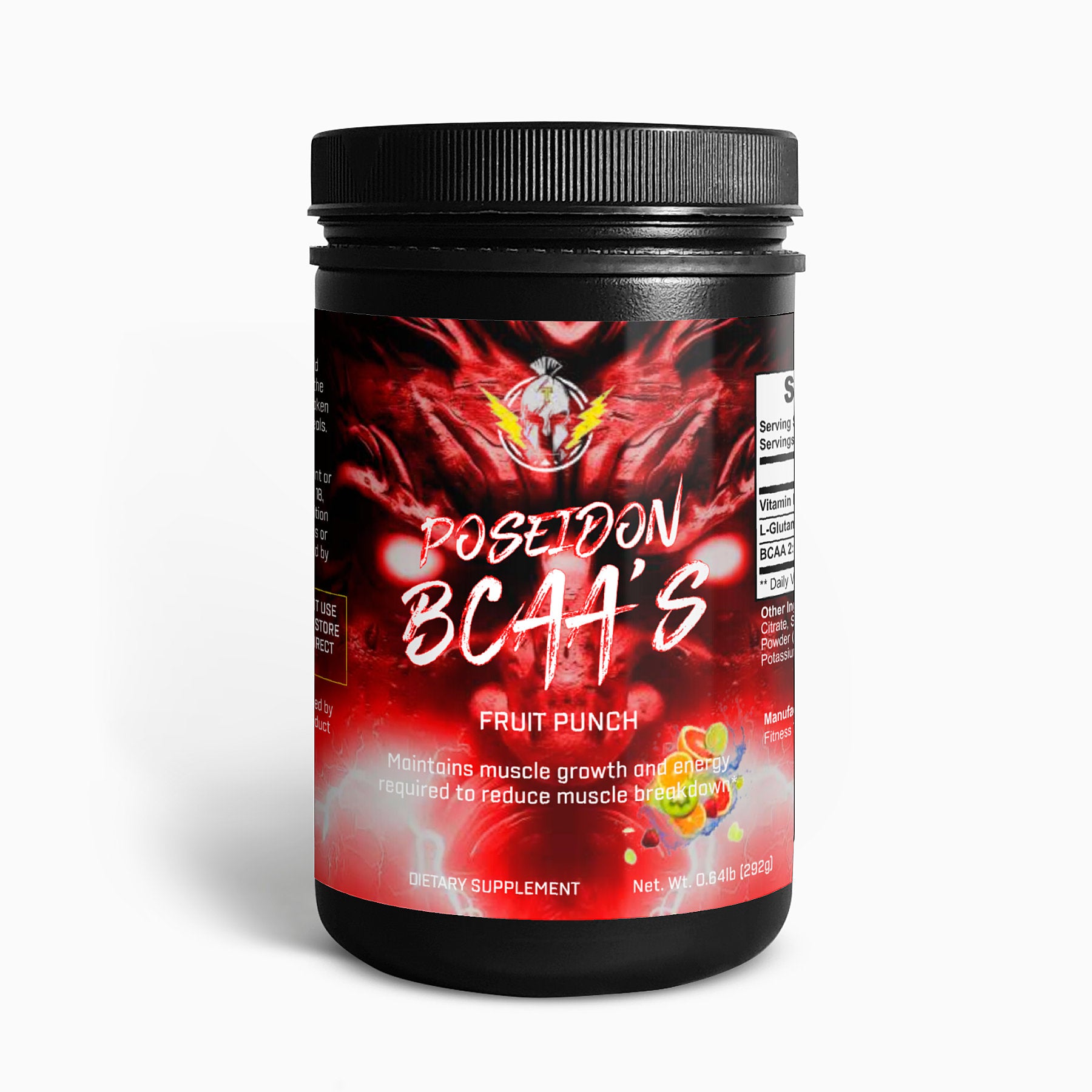 Poseidon's BCAA Shock Powder (Fruit Punch)