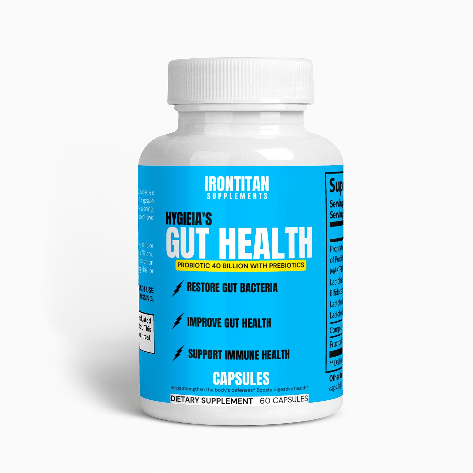 Hygieia's Probiotic 40 Billion with Prebiotics