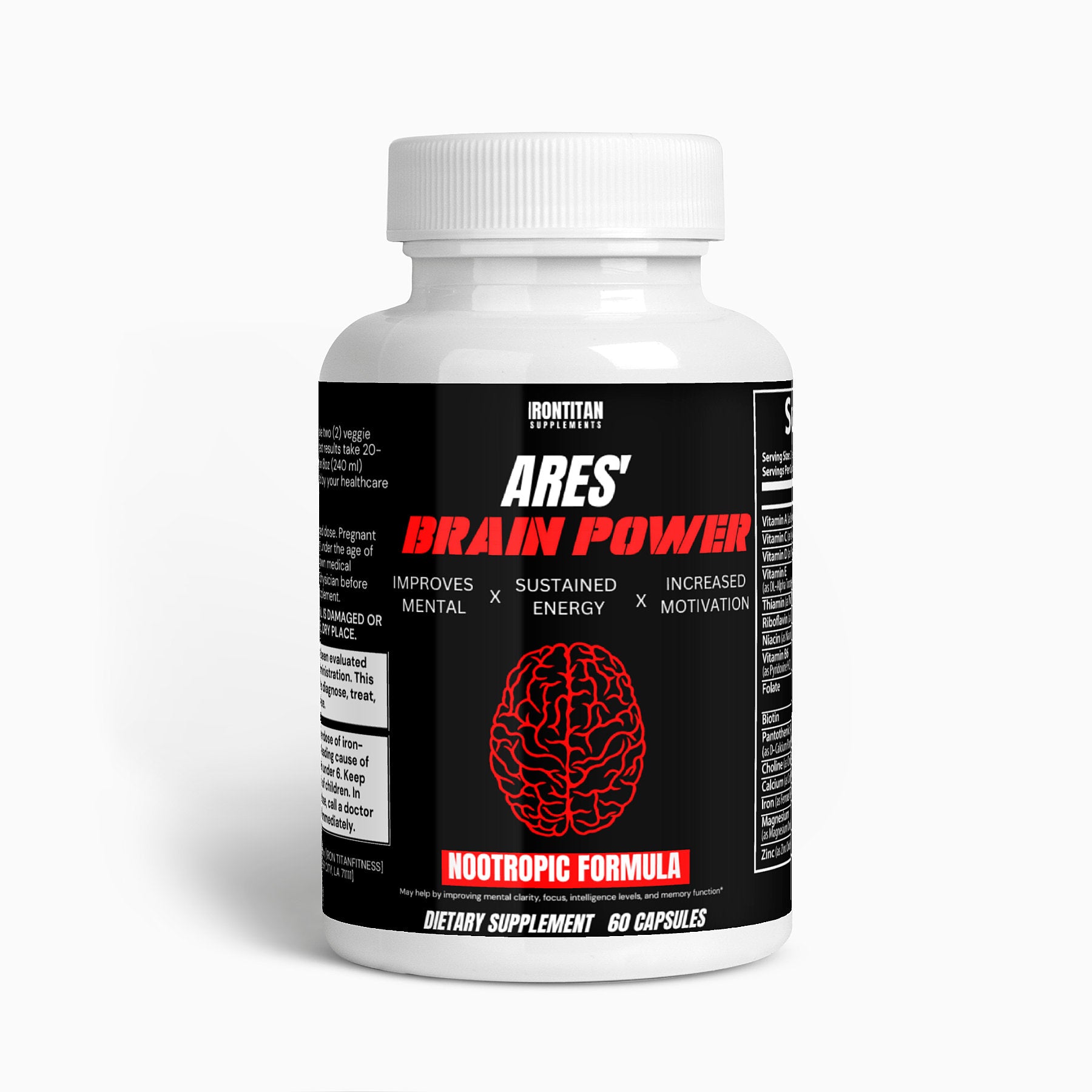 Ares' Nootropic Brain & Focus Formula