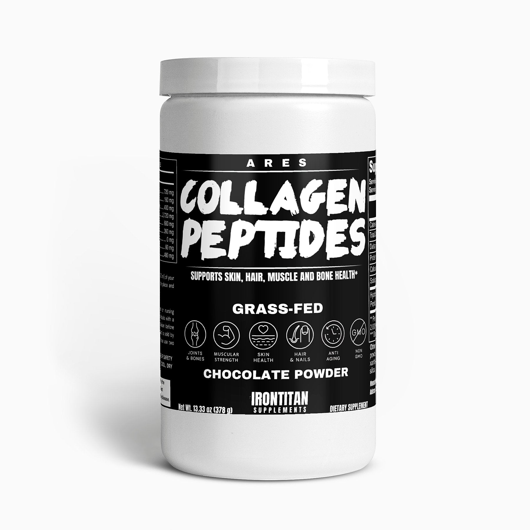 Ares' Grass-Fed Collagen Peptides Powder (Chocolate)