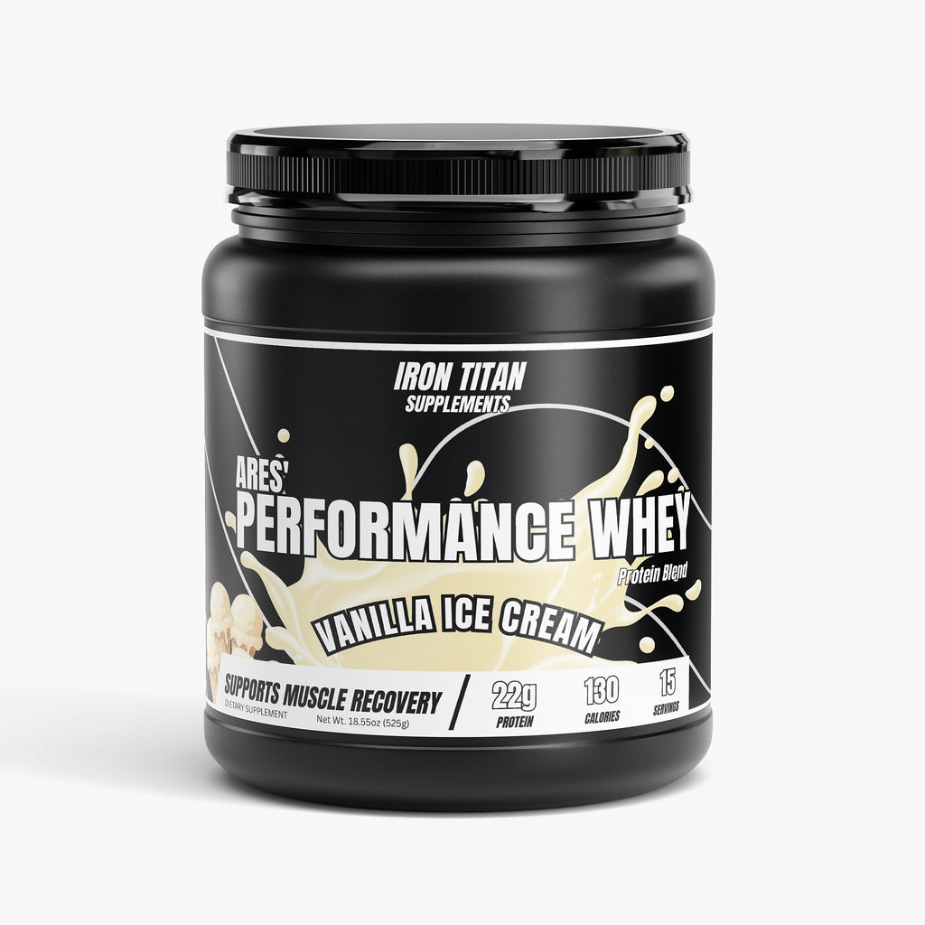 Ares' Performance Whey Protein Blend (Vanilla Ice Cream)