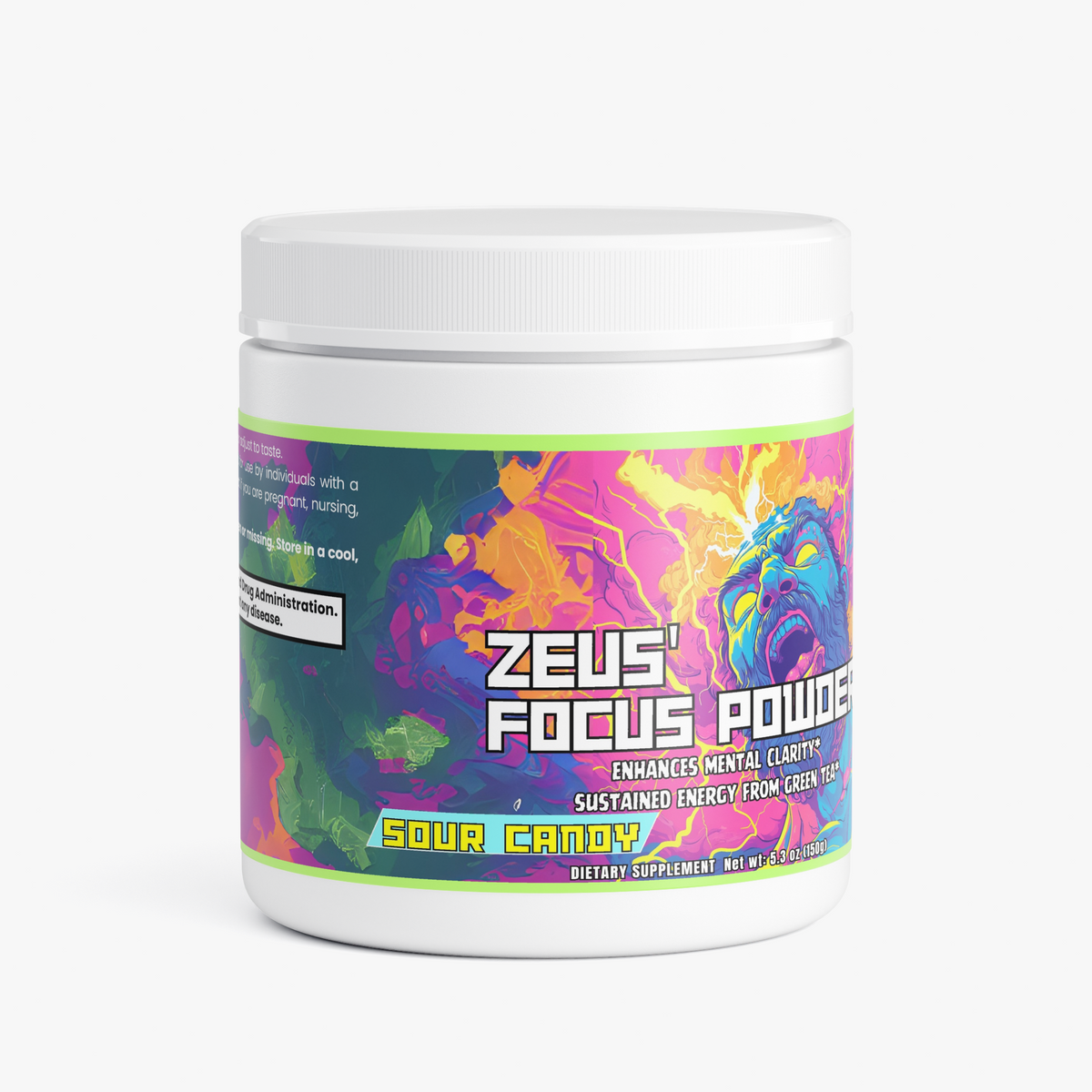 Zeus' Focus Powder (Sour Candy)