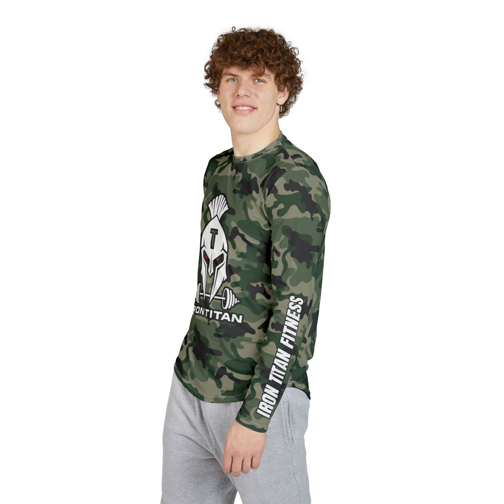 Men's Old School Camo Lightweight Performance Longsleeve Tee