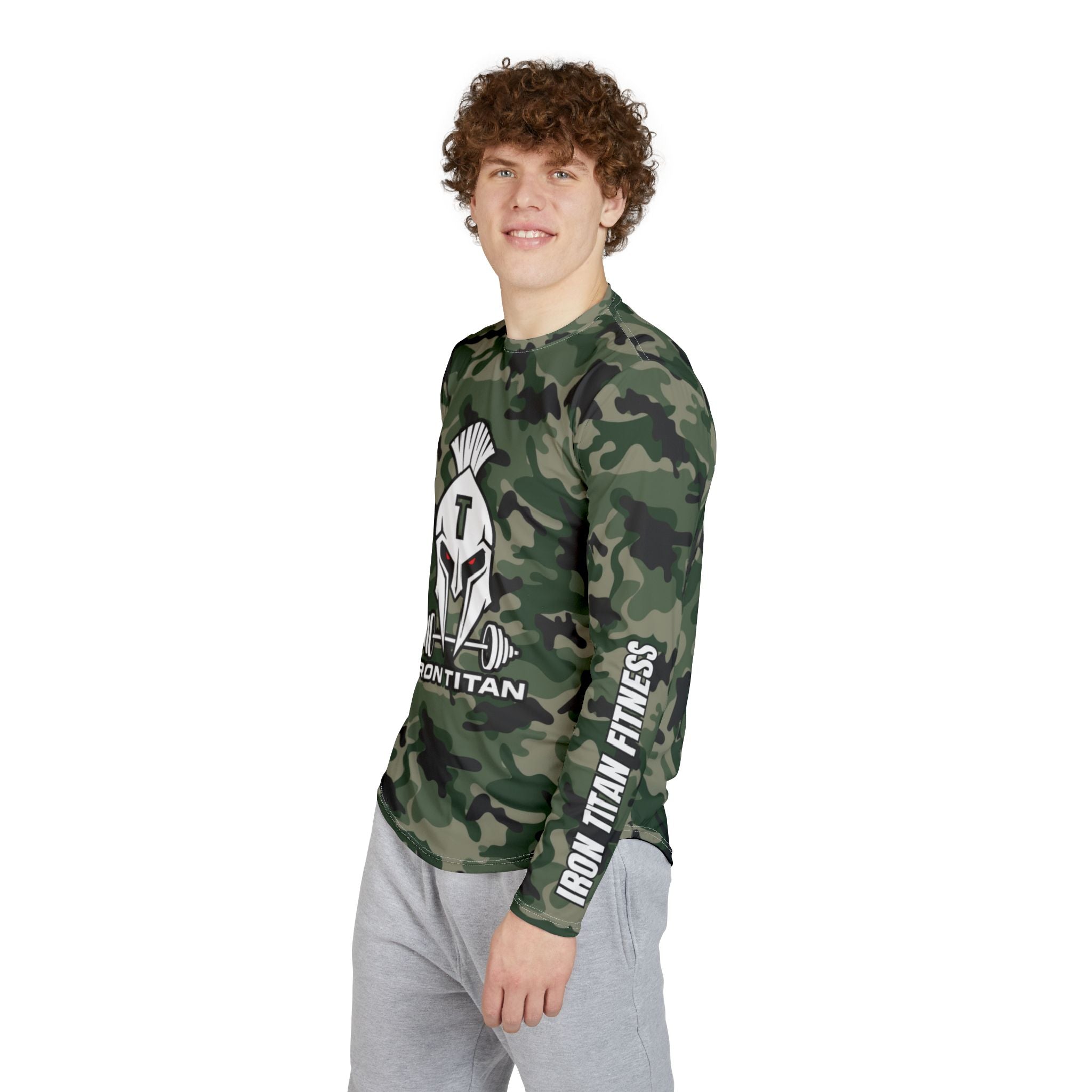 Men's Old School Camo Lightweight Performance Longsleeve Tee