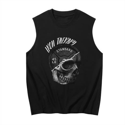 Iron Therapy Sleeveless Tank Top - 230 GSM